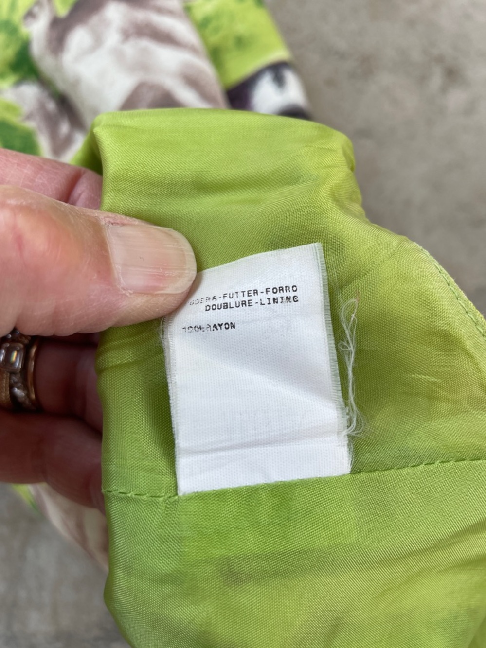 Vintage Moschino Lime Green Linen Pug Signature Lined Dress - Picture 5 of 10